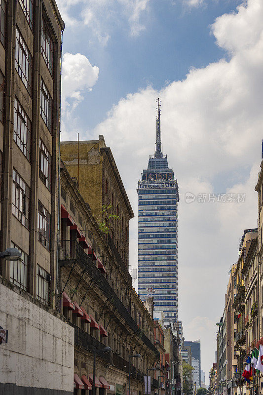 墨西哥墨西哥城Torre Latinoamericana建筑外观